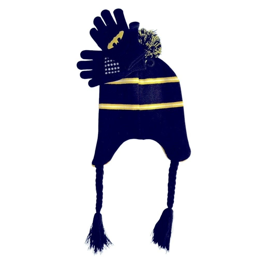 NEW 2-pc Batman Hat and Gloves Set - Picture 4 of 4